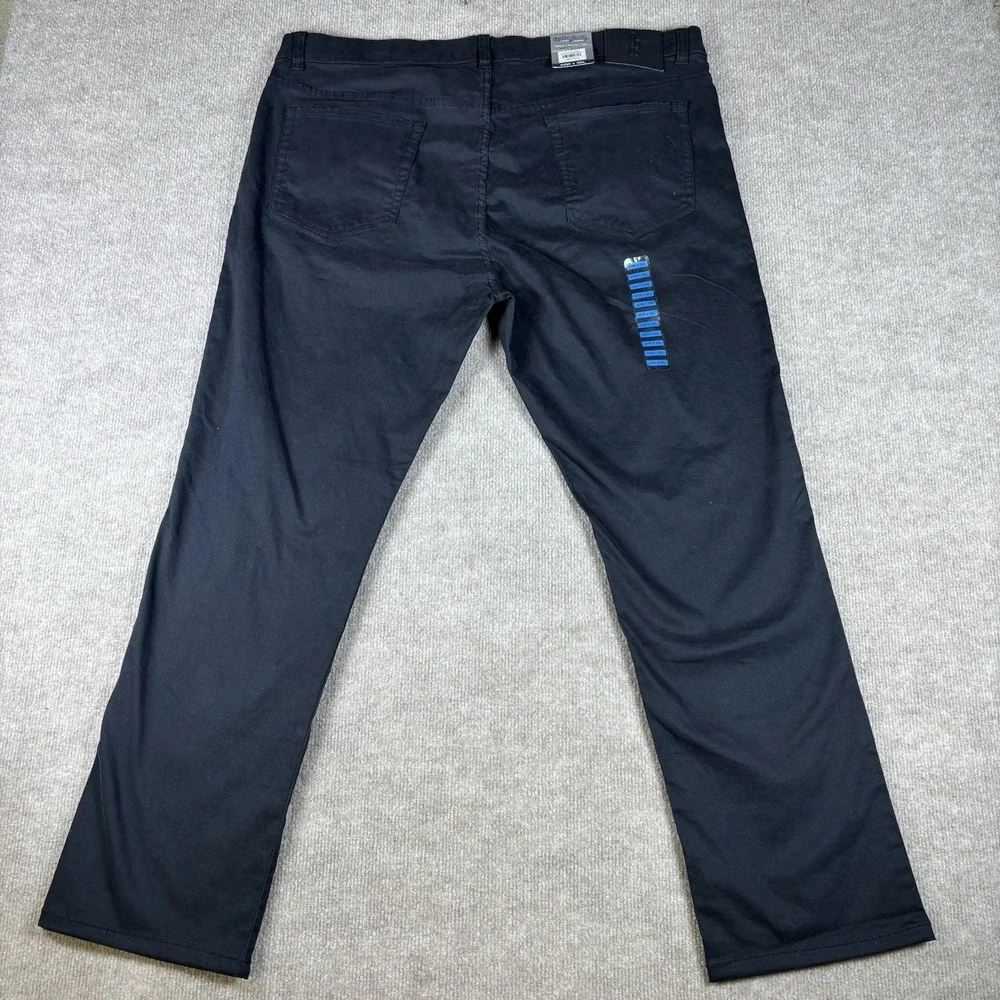 OneDayAway Men's 5 Pocket Stretch Pants Black 40x30 Regular Fit NWT